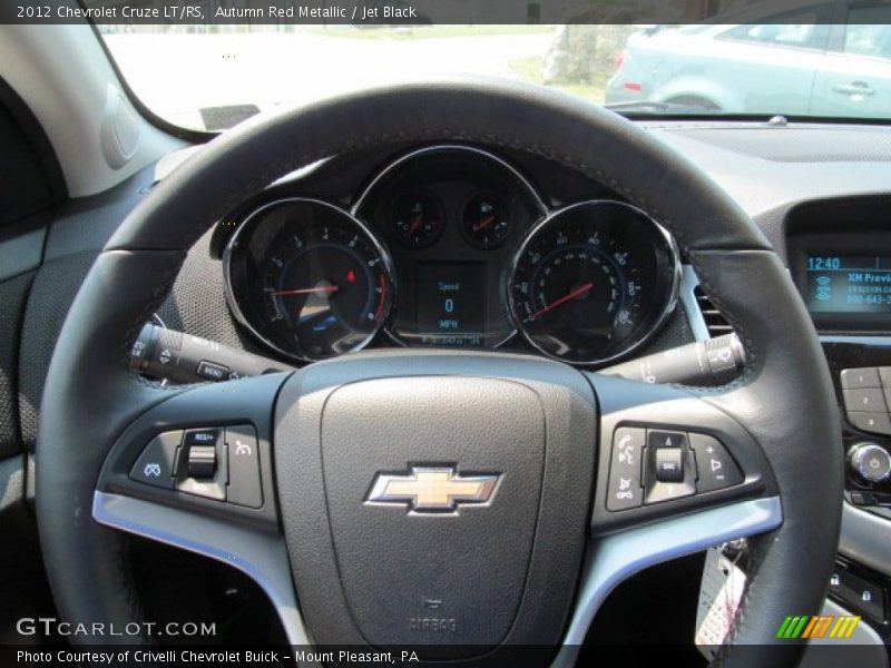 Autumn Red Metallic / Jet Black 2012 Chevrolet Cruze LT/RS