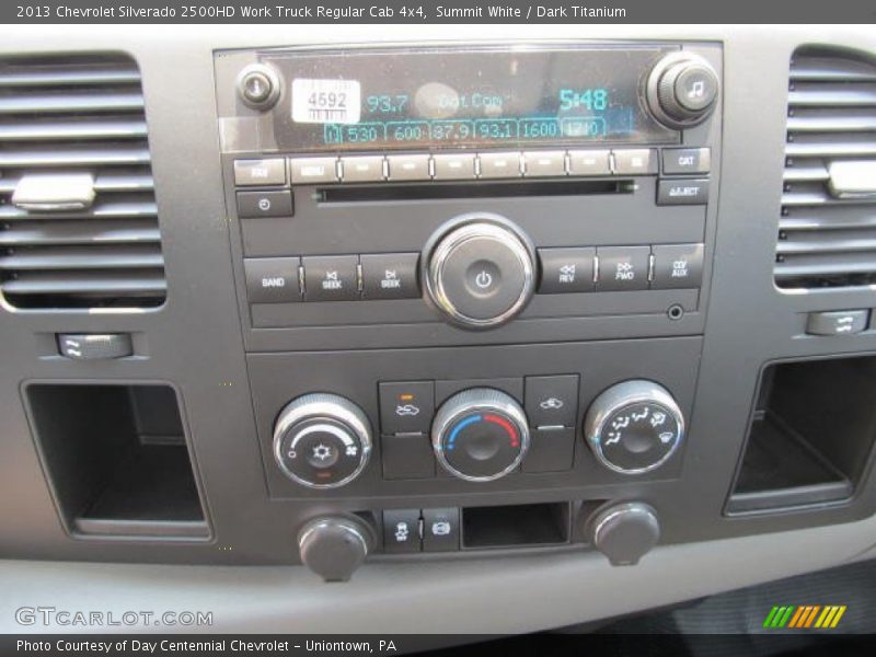Controls of 2013 Silverado 2500HD Work Truck Regular Cab 4x4