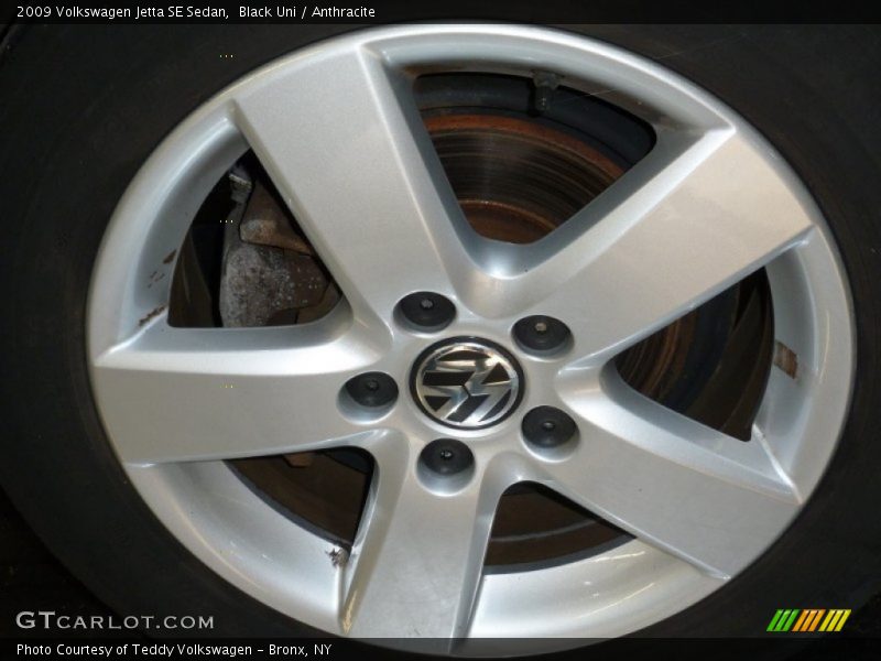 Black Uni / Anthracite 2009 Volkswagen Jetta SE Sedan