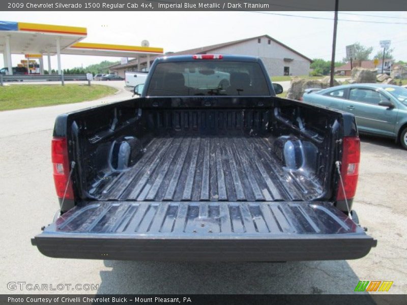 Imperial Blue Metallic / Dark Titanium 2009 Chevrolet Silverado 1500 Regular Cab 4x4