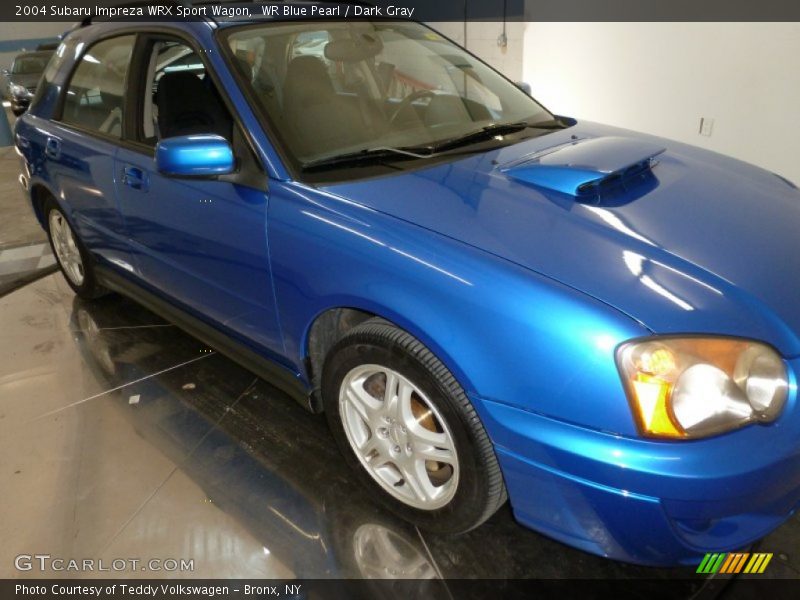 WR Blue Pearl / Dark Gray 2004 Subaru Impreza WRX Sport Wagon