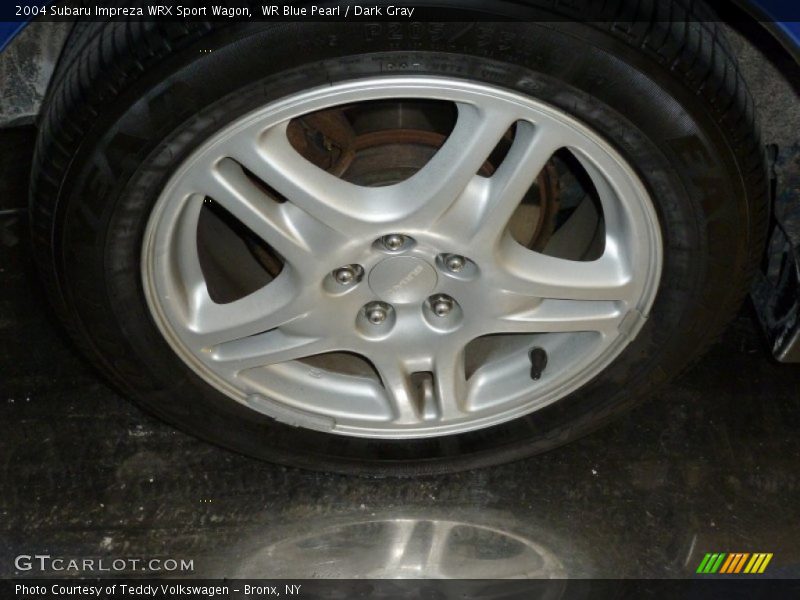 WR Blue Pearl / Dark Gray 2004 Subaru Impreza WRX Sport Wagon