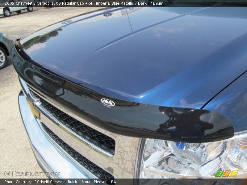 Imperial Blue Metallic / Dark Titanium 2009 Chevrolet Silverado 1500 Regular Cab 4x4