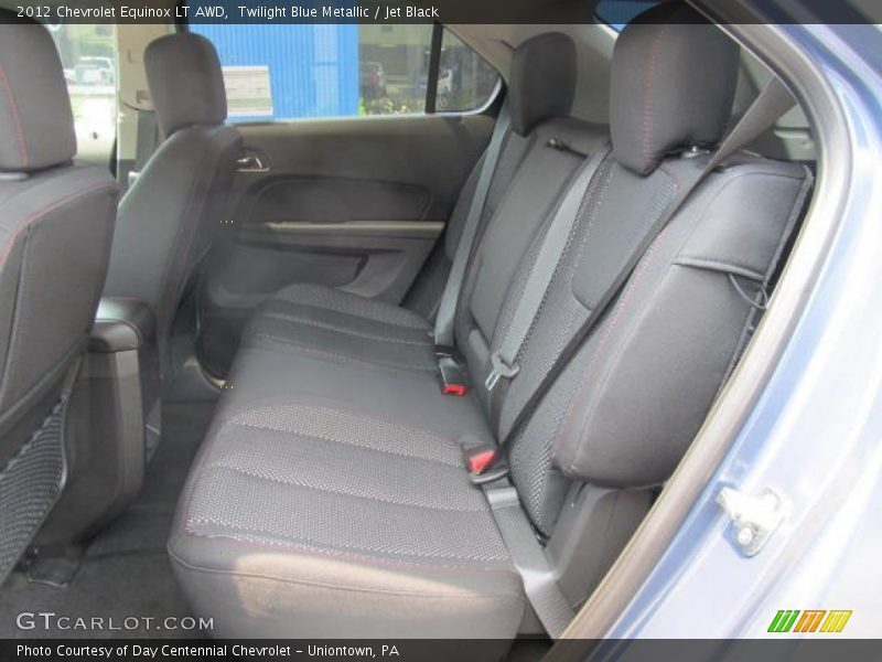 Twilight Blue Metallic / Jet Black 2012 Chevrolet Equinox LT AWD