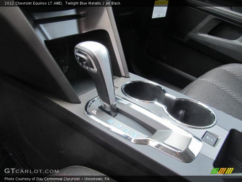 Twilight Blue Metallic / Jet Black 2012 Chevrolet Equinox LT AWD