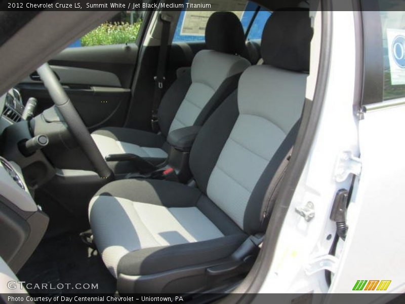 Summit White / Jet Black/Medium Titanium 2012 Chevrolet Cruze LS