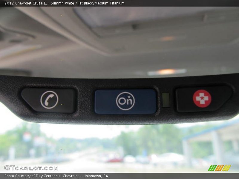 Summit White / Jet Black/Medium Titanium 2012 Chevrolet Cruze LS