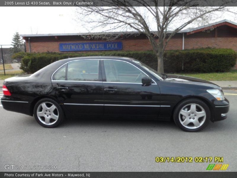 Black Onyx / Cashmere 2005 Lexus LS 430 Sedan