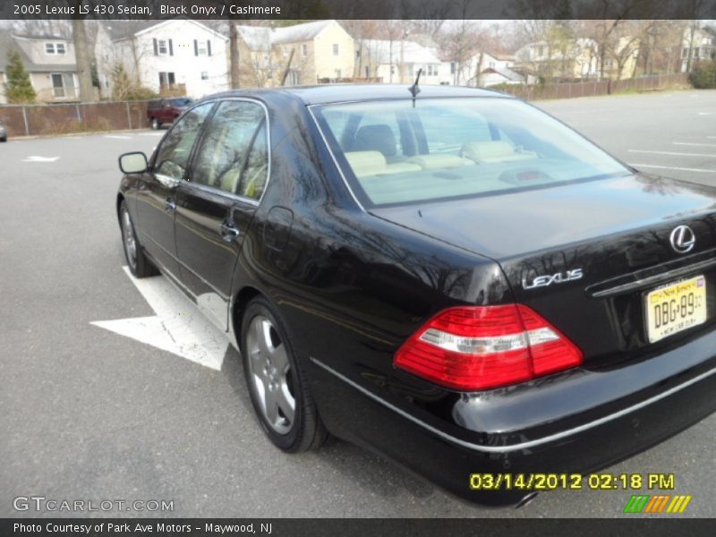 Black Onyx / Cashmere 2005 Lexus LS 430 Sedan