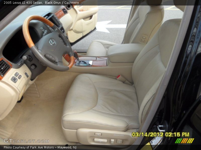 Black Onyx / Cashmere 2005 Lexus LS 430 Sedan