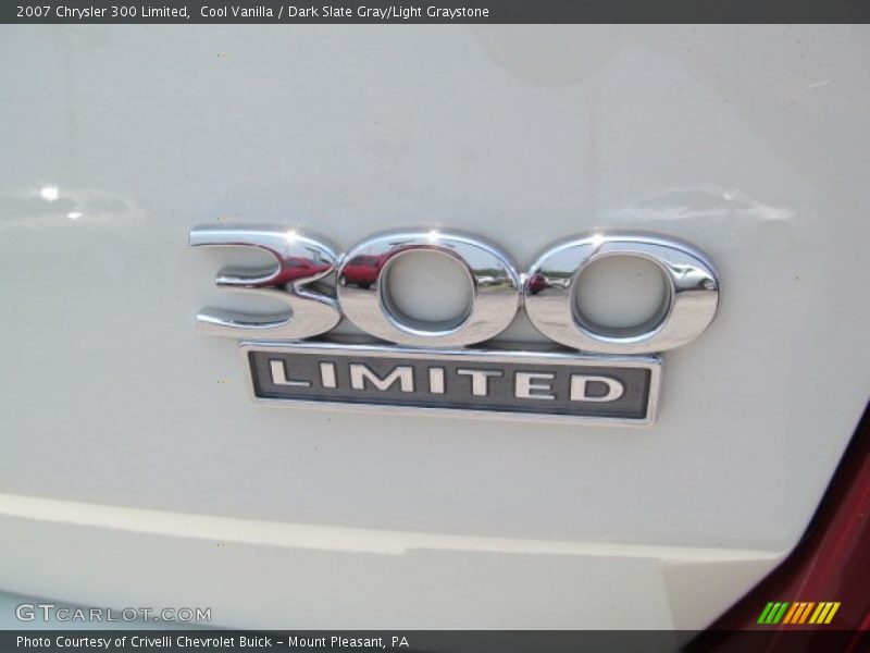 Cool Vanilla / Dark Slate Gray/Light Graystone 2007 Chrysler 300 Limited