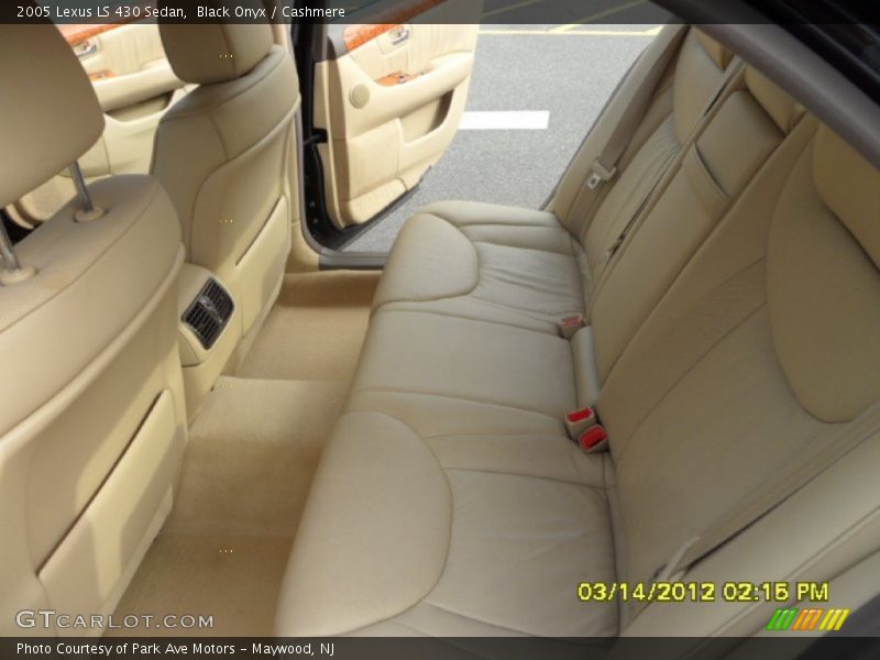 Black Onyx / Cashmere 2005 Lexus LS 430 Sedan