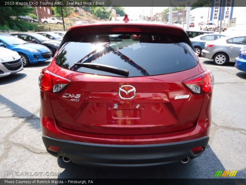 Zeal Red Mica / Black 2013 Mazda CX-5 Touring AWD