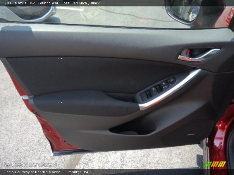 Zeal Red Mica / Black 2013 Mazda CX-5 Touring AWD