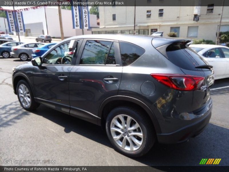 Metropolitan Gray Mica / Black 2013 Mazda CX-5 Grand Touring AWD