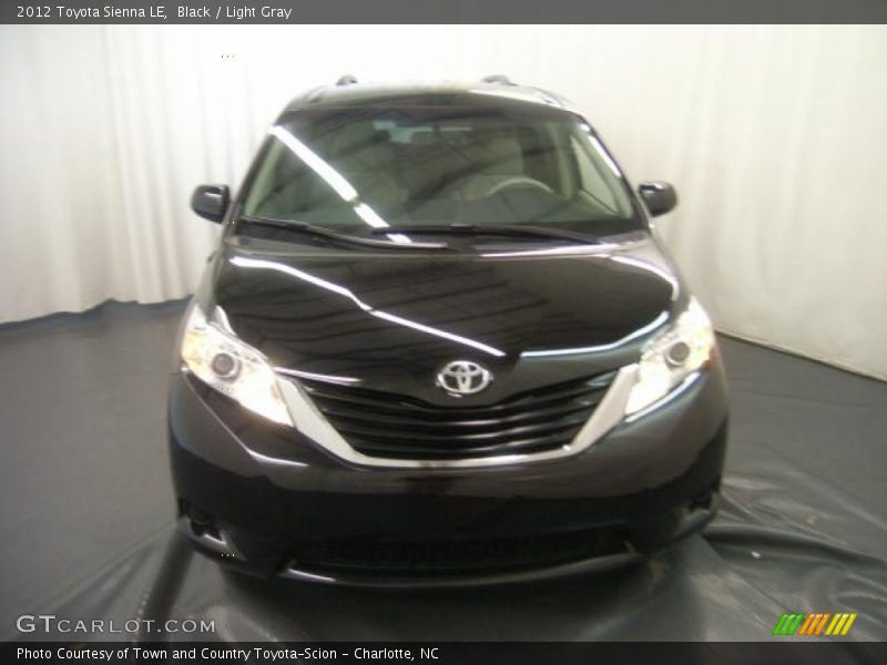 Black / Light Gray 2012 Toyota Sienna LE