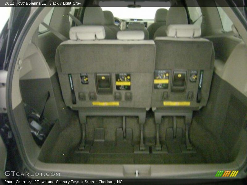 Black / Light Gray 2012 Toyota Sienna LE