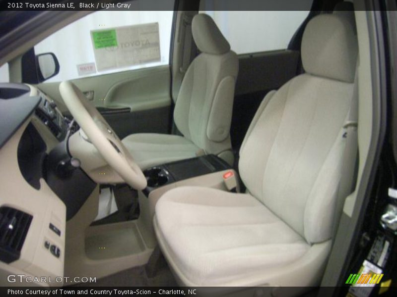 Black / Light Gray 2012 Toyota Sienna LE
