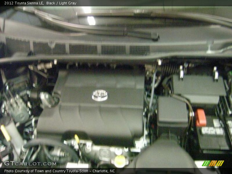 Black / Light Gray 2012 Toyota Sienna LE