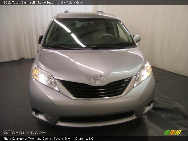 Sandy Beach Metallic / Light Gray 2012 Toyota Sienna LE