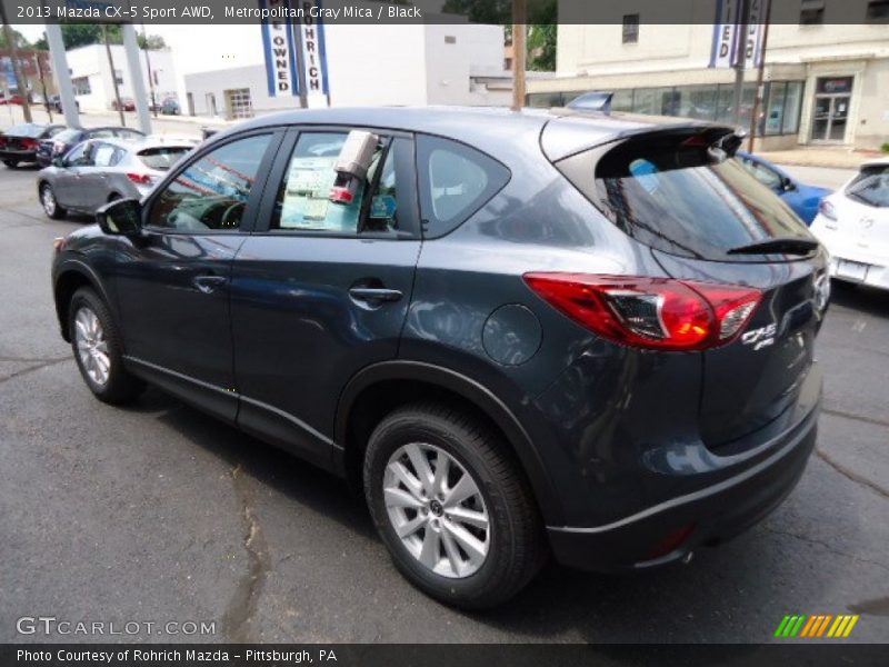 Metropolitan Gray Mica / Black 2013 Mazda CX-5 Sport AWD