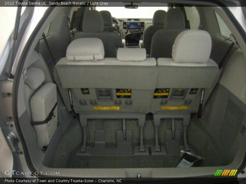 Sandy Beach Metallic / Light Gray 2012 Toyota Sienna LE