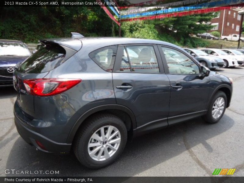 Metropolitan Gray Mica / Black 2013 Mazda CX-5 Sport AWD