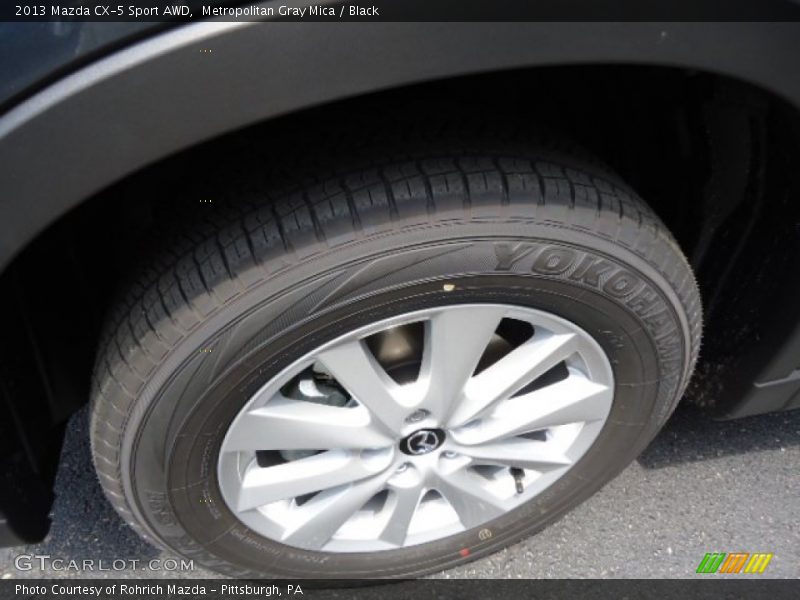 Metropolitan Gray Mica / Black 2013 Mazda CX-5 Sport AWD