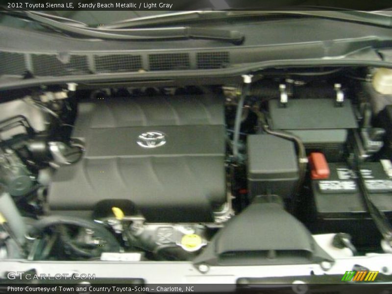 Sandy Beach Metallic / Light Gray 2012 Toyota Sienna LE