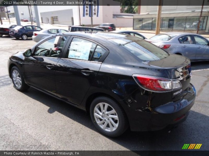 Black Mica / Black 2012 Mazda MAZDA3 i Touring 4 Door