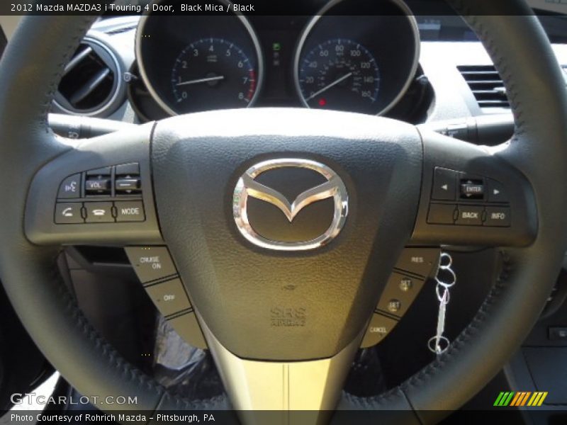 Black Mica / Black 2012 Mazda MAZDA3 i Touring 4 Door