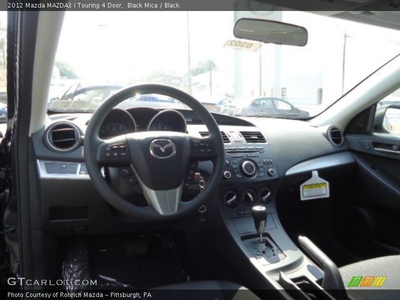 Black Mica / Black 2012 Mazda MAZDA3 i Touring 4 Door