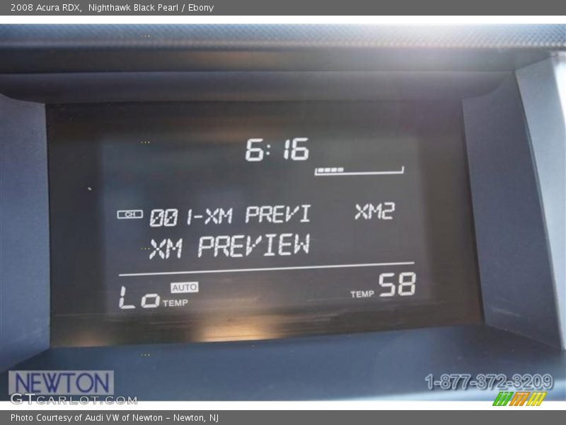 Nighthawk Black Pearl / Ebony 2008 Acura RDX