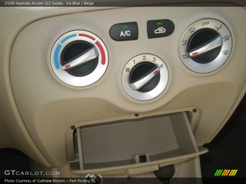 Ice Blue / Beige 2008 Hyundai Accent GLS Sedan