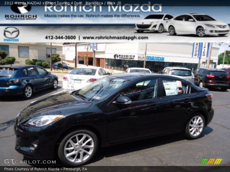 Black Mica / Black 2012 Mazda MAZDA3 s Grand Touring 4 Door