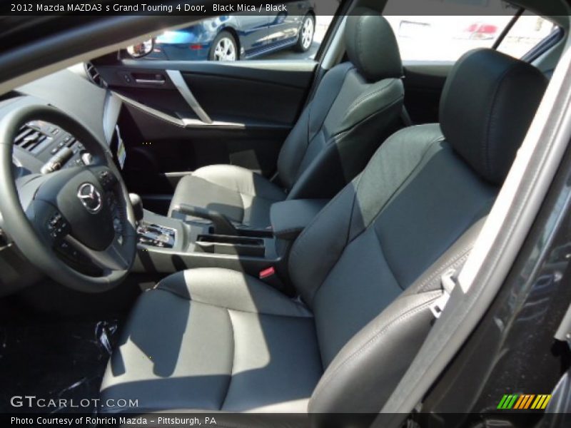 Black Mica / Black 2012 Mazda MAZDA3 s Grand Touring 4 Door