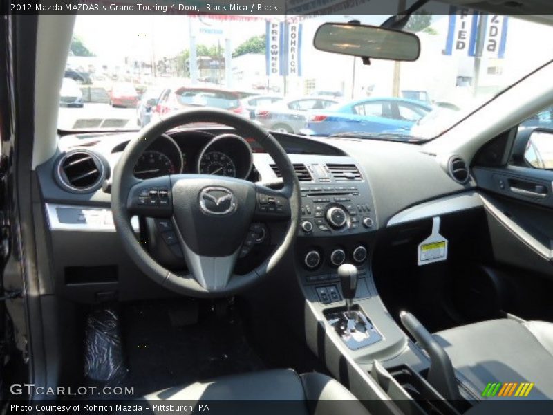 Black Mica / Black 2012 Mazda MAZDA3 s Grand Touring 4 Door