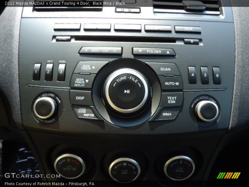 Controls of 2012 MAZDA3 s Grand Touring 4 Door