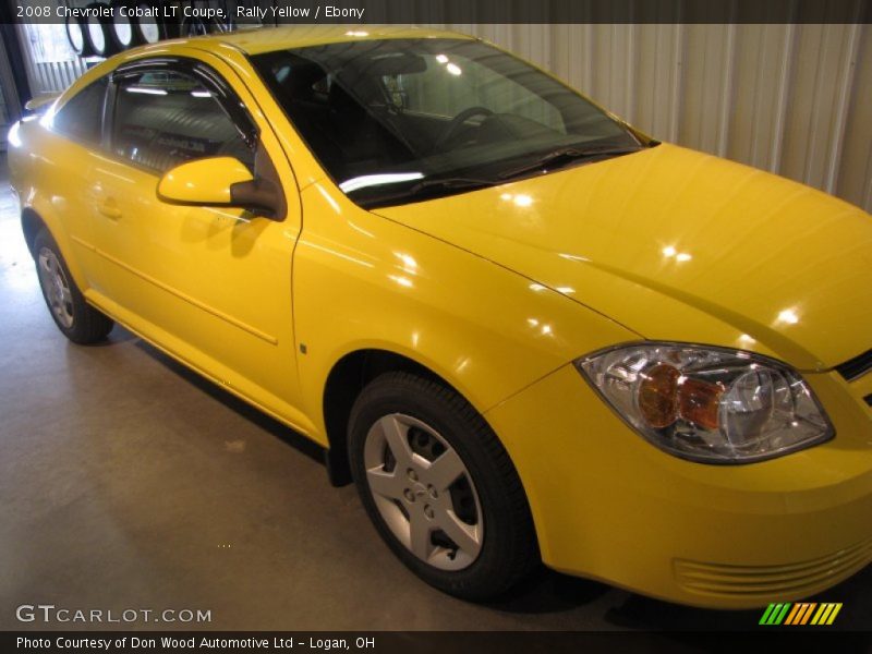 Rally Yellow / Ebony 2008 Chevrolet Cobalt LT Coupe