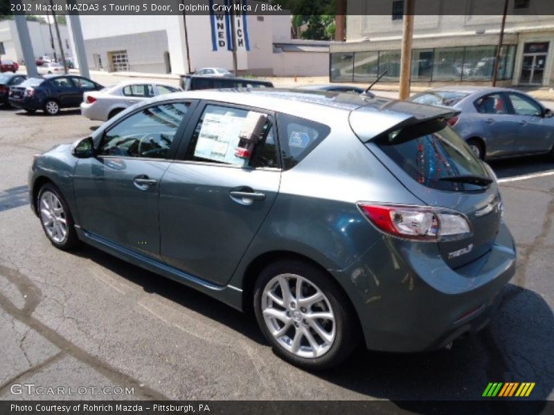 Dolphin Gray Mica / Black 2012 Mazda MAZDA3 s Touring 5 Door