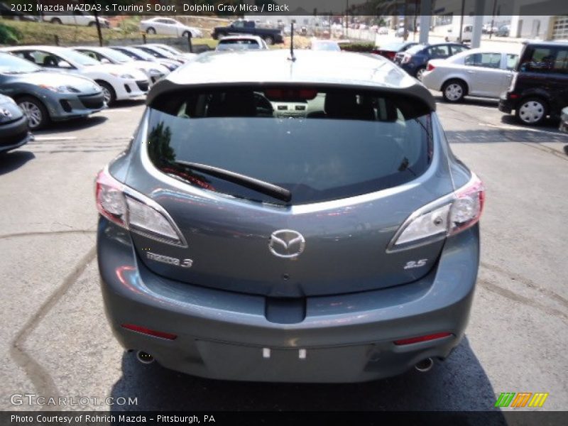 Dolphin Gray Mica / Black 2012 Mazda MAZDA3 s Touring 5 Door