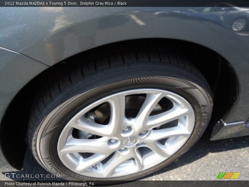 Dolphin Gray Mica / Black 2012 Mazda MAZDA3 s Touring 5 Door