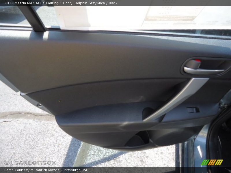 Dolphin Gray Mica / Black 2012 Mazda MAZDA3 s Touring 5 Door