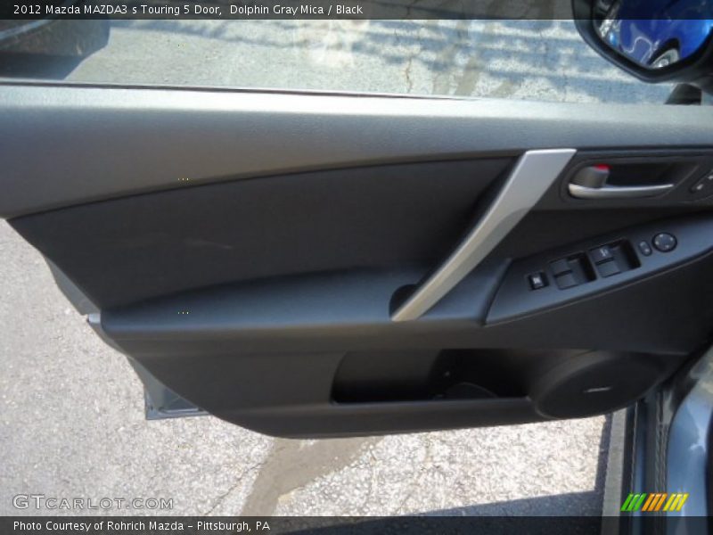 Dolphin Gray Mica / Black 2012 Mazda MAZDA3 s Touring 5 Door