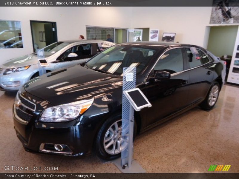 Black Granite Metallic / Jet Black 2013 Chevrolet Malibu ECO