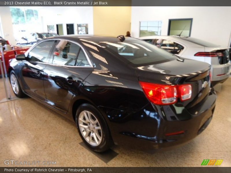 Black Granite Metallic / Jet Black 2013 Chevrolet Malibu ECO