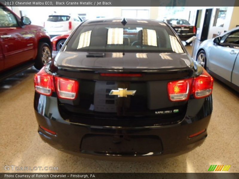 Black Granite Metallic / Jet Black 2013 Chevrolet Malibu ECO