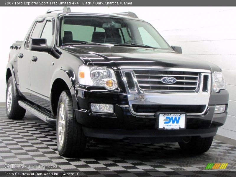 Black / Dark Charcoal/Camel 2007 Ford Explorer Sport Trac Limited 4x4