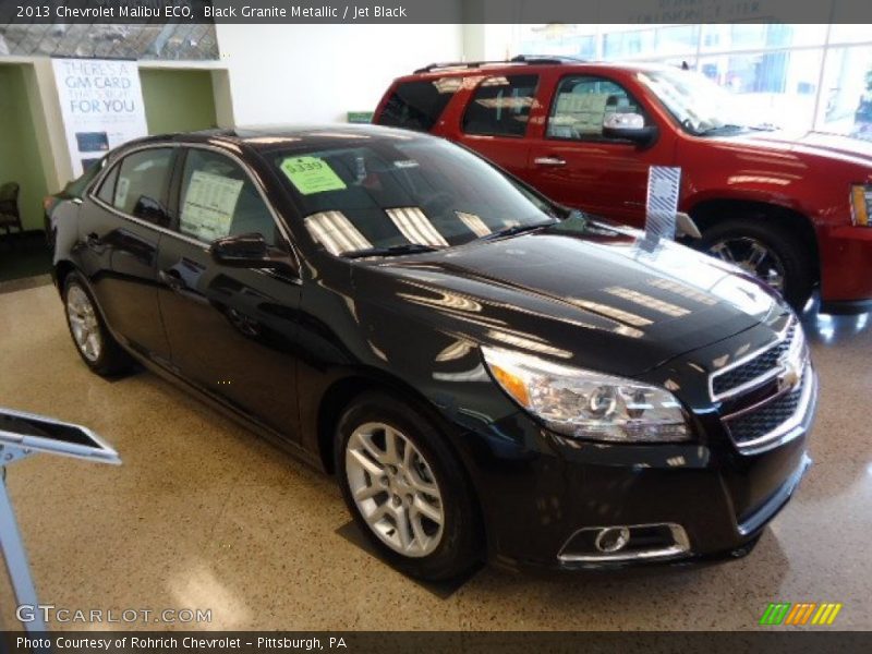 Black Granite Metallic / Jet Black 2013 Chevrolet Malibu ECO