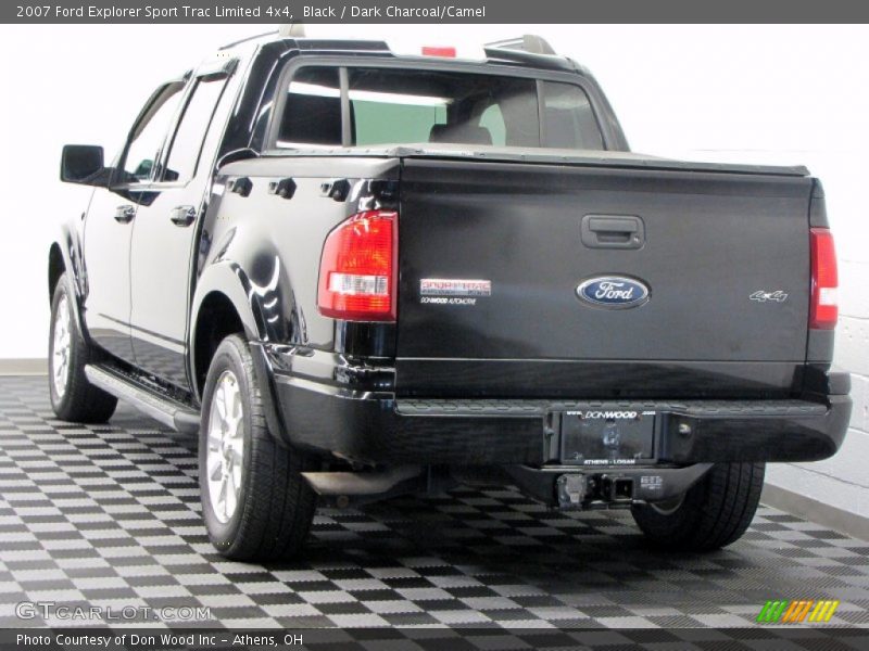 Black / Dark Charcoal/Camel 2007 Ford Explorer Sport Trac Limited 4x4